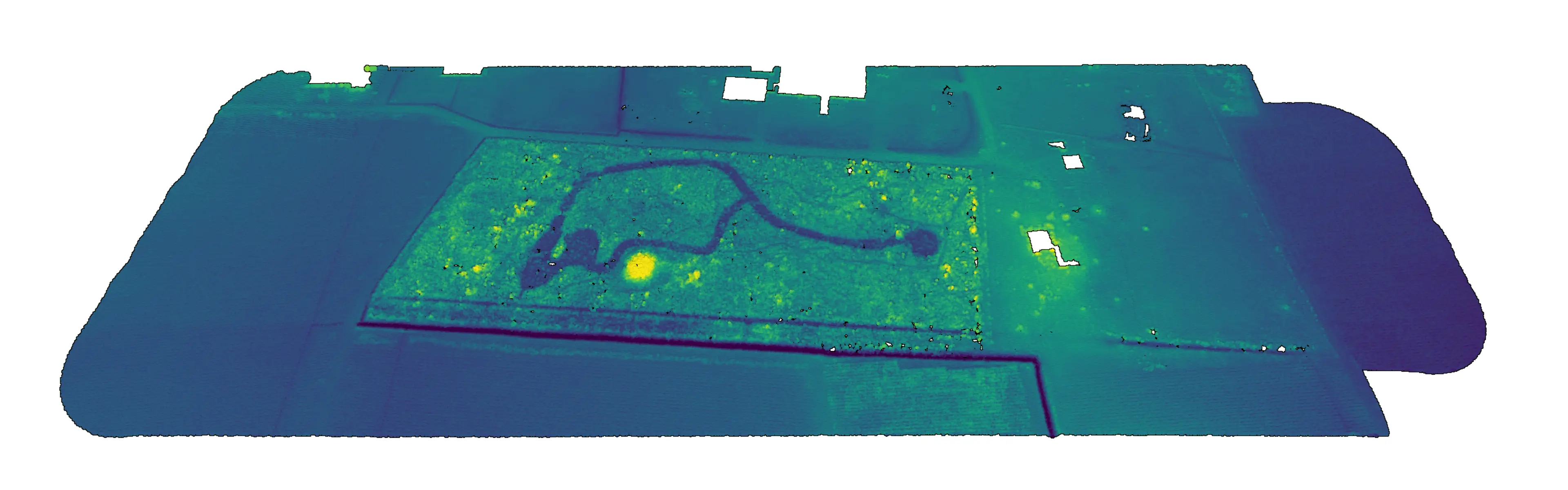 Le Petit Versailles Bare Ground Lidar